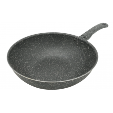 Жаровня штампованная 28см формы WOK с крышкой толщина изделия1,5-1,8мм